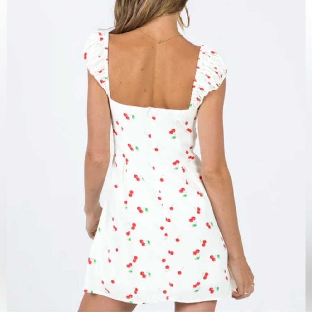 NWT Princess Polly Cherry Print Dress - Picture 4 of 9